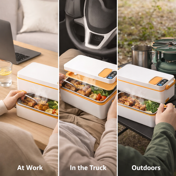 Self-Heating Wireless Lunch Box